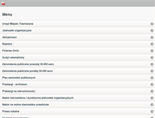 Tablet Screenshot of bip.trzemeszno.pl